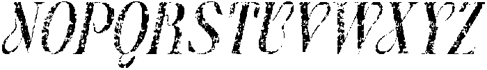 CS Blair Stamp Italic otf (400) Font UPPERCASE