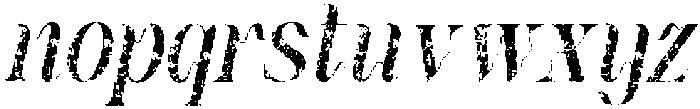 CS Blair Stamp Italic otf (400) Font LOWERCASE
