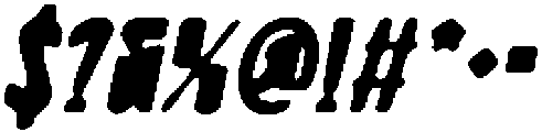 CS Blame Drawn Italic otf (400) Font OTHER CHARS