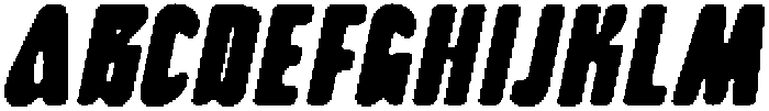 CS Blame Drawn Italic otf (400) Font UPPERCASE