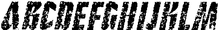 CS Blame Stamp Italic otf (400) Font UPPERCASE
