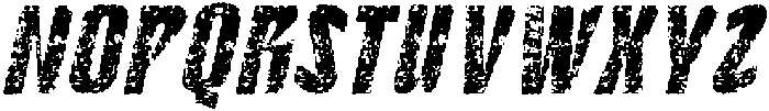 CS Blame Stamp Italic otf (400) Font UPPERCASE