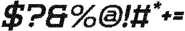 CS Blanco Disco Italic otf (400) Font OTHER CHARS