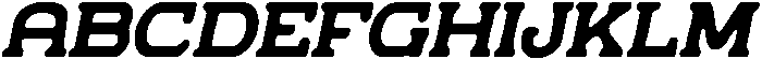 CS Blanco Drawn Italic otf (400) Font UPPERCASE