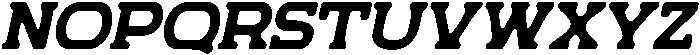 CS Blanco Drawn Italic otf (400) Font UPPERCASE