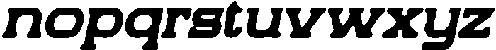 CS Blanco Drawn Italic otf (400) Font LOWERCASE