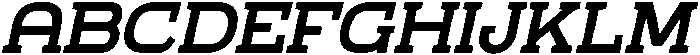 CS Blanco Italic otf (400) Font UPPERCASE