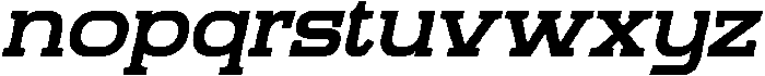 CS Blanco Italic otf (400) Font LOWERCASE