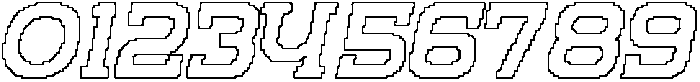 CS Blanco Pixel Outline otf (400) Font OTHER CHARS