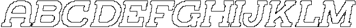 CS Blanco Pixel Outline otf (400) Font