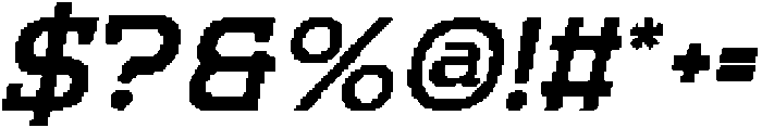 CS Blanco Pixel Regular otf (400) Font OTHER CHARS