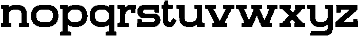 CS Blanco Regular otf (400) Font LOWERCASE