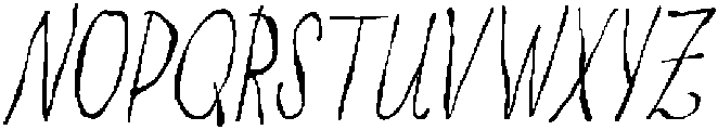 CS Bleora Italic otf (400) Font UPPERCASE