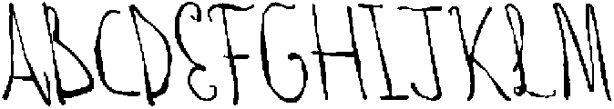 CS Bleora Reverse Italic otf (400) Font UPPERCASE