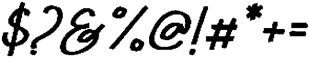 CS Blimie Italic otf (400) Font OTHER CHARS