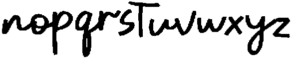 CS Blimie Regular otf (400) Font LOWERCASE