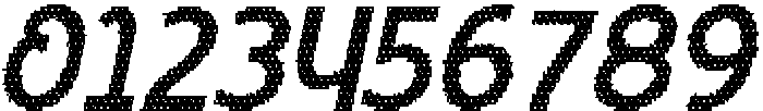 CS Blinky Disco Italic otf (400) Font OTHER CHARS
