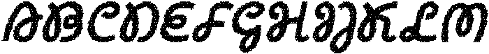 CS Blinky Disco Italic otf (400) Font UPPERCASE