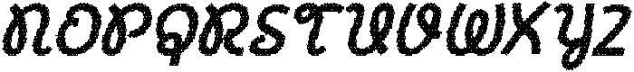 CS Blinky Disco Italic otf (400) Font UPPERCASE