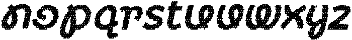 CS Blinky Disco Italic otf (400) Font LOWERCASE
