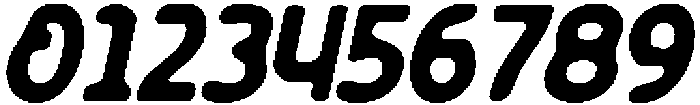 CS Blinky Drawn Italic otf (400) Font OTHER CHARS