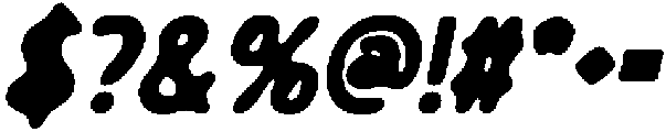 CS Blinky Drawn Italic otf (400) Font OTHER CHARS