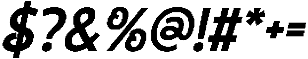 CS Blinky Italic otf (400) Font OTHER CHARS