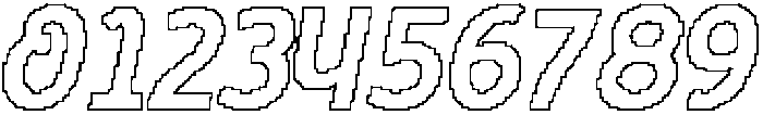 CS Blinky Pixel Outline otf (400) Font OTHER CHARS
