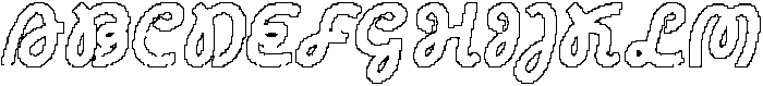 CS Blinky Pixel Outline otf (400) Font