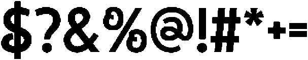 CS Blinky Regular otf (400) Font OTHER CHARS