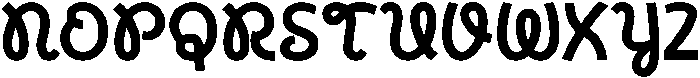 CS Blinky Regular otf (400) Font UPPERCASE