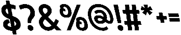 CS Blinky Reverse Italic otf (400) Font OTHER CHARS