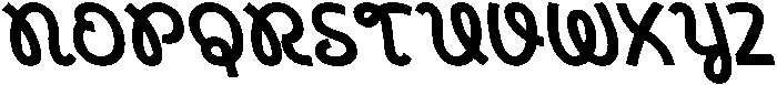 CS Blinky Reverse Italic otf (400) Font UPPERCASE