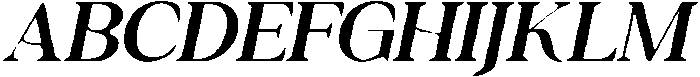 CS Bliska Drawn Italic otf (400) Font UPPERCASE