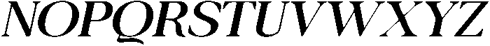 CS Bliska Drawn Italic otf (400) Font UPPERCASE