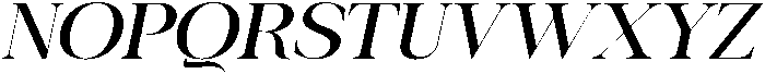 CS Bliska Italic otf (400) Font UPPERCASE