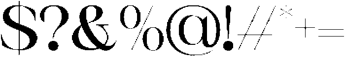 CS Bliska Regular otf (400) Font OTHER CHARS