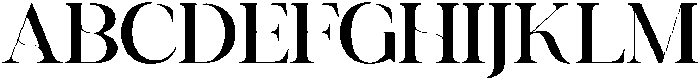 CS Bliska Regular otf (400) Font UPPERCASE