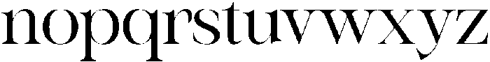 CS Bliska Regular otf (400) Font LOWERCASE