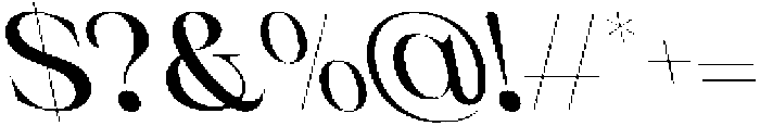 CS Bliska Reverse Italic otf (400) Font OTHER CHARS