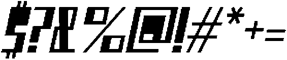 CS Blitzer Italic otf (400) Font OTHER CHARS