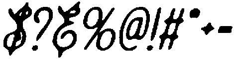 CS Blossom Drawn Italic otf (400) Font OTHER CHARS