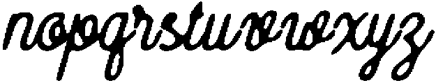 CS Blossom Drawn Italic otf (400) Font LOWERCASE