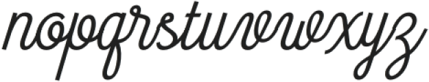 CS Blossom Italic otf (400) Font LOWERCASE