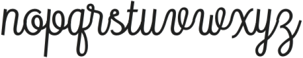 CS Blossom Regular otf (400) Font LOWERCASE