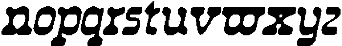 CS Blouse Drawn Italic otf (400) Font LOWERCASE