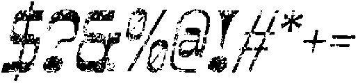 CS Blouse Stamp Italic otf (400) Font OTHER CHARS