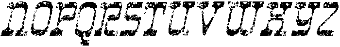 CS Blouse Stamp Italic otf (400) Font UPPERCASE