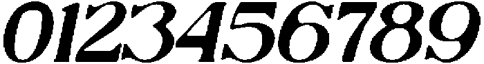 CS Bogart Drawn Italic otf (400) Font OTHER CHARS