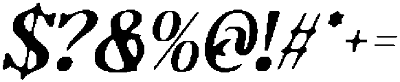 CS Bogart Drawn Italic otf (400) Font OTHER CHARS